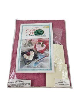 Creative Woman Kit-Of-The-Month Club Floral Note Holders Paper Crafting Set